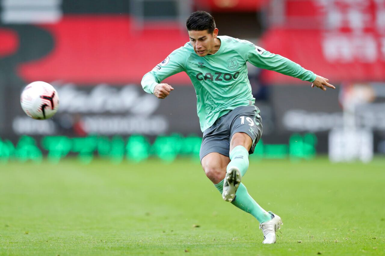 Jugador colombiano del Everton