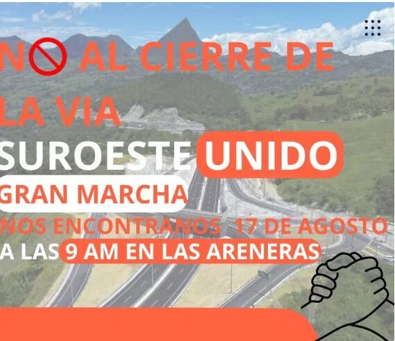 Protestas troncal del café