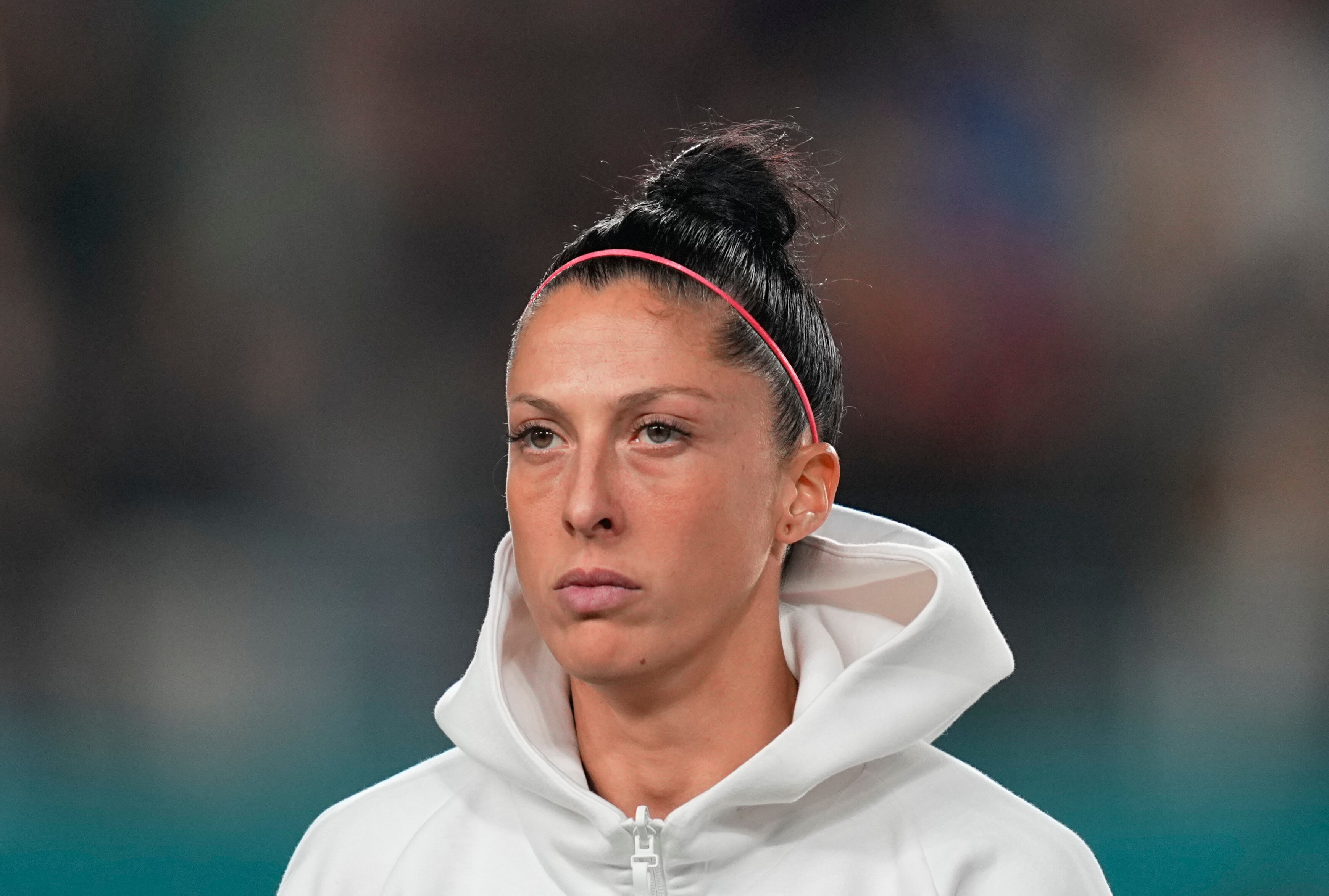 Jenni Hermoso mostró su malestar por la no convocatoria.