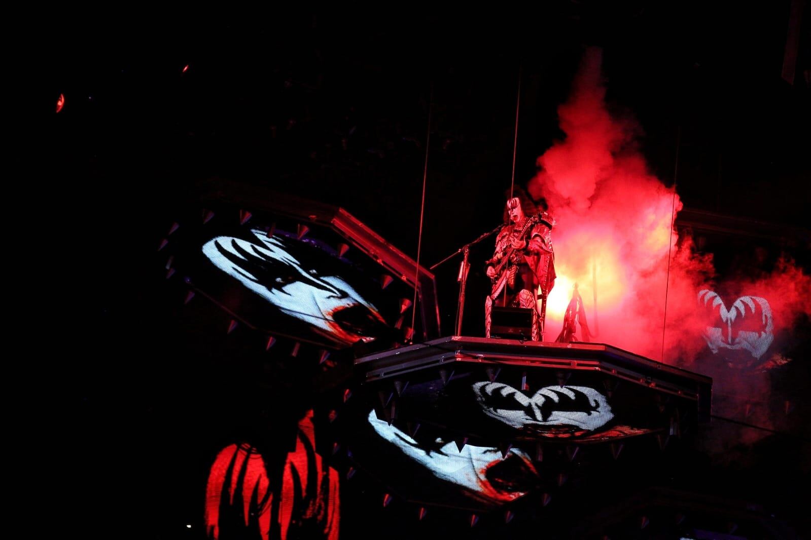 Concierto de la Banda KISS en Bogotá Movistar Arena