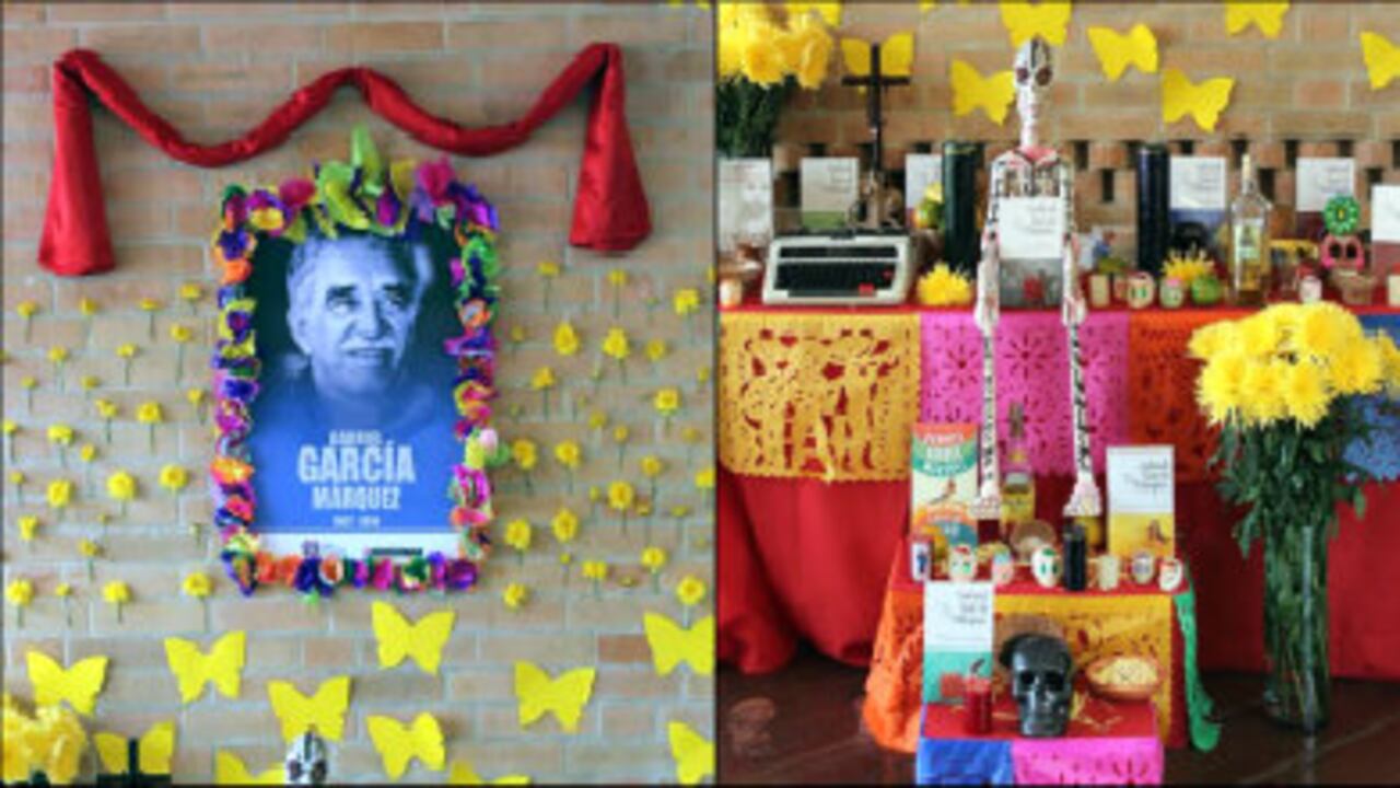Altar a García Márquez en el FCE.
