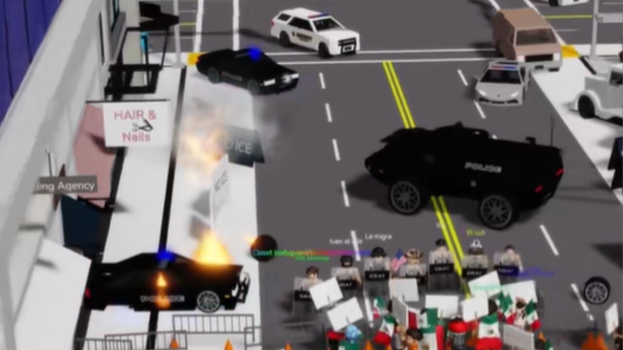 Roblox, un universo digital usado por millones de menores, se convirtió en un espacio de denuncia frente al miedo que viven las familias inmigrantes.