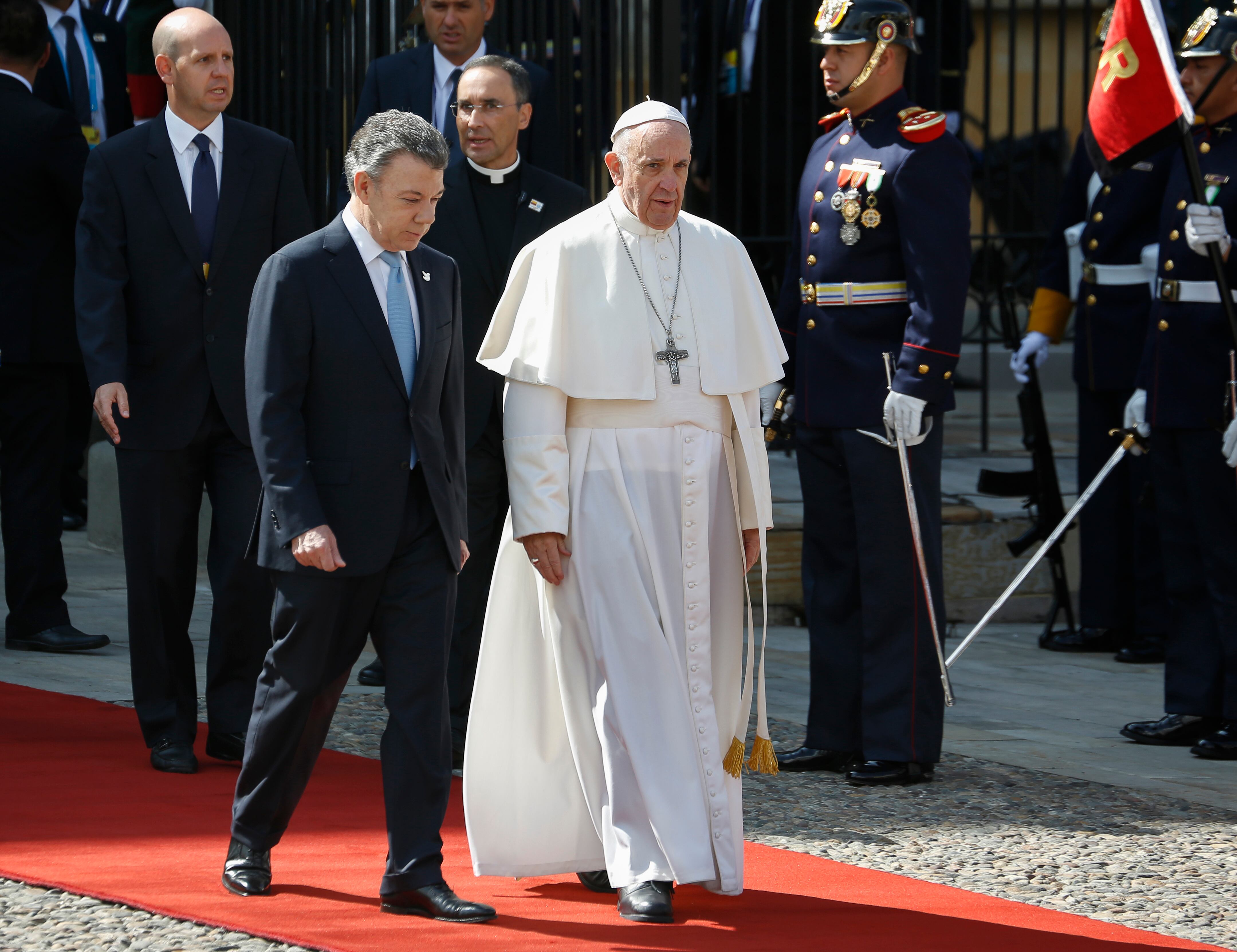 Papa Francisco visita a Colombia