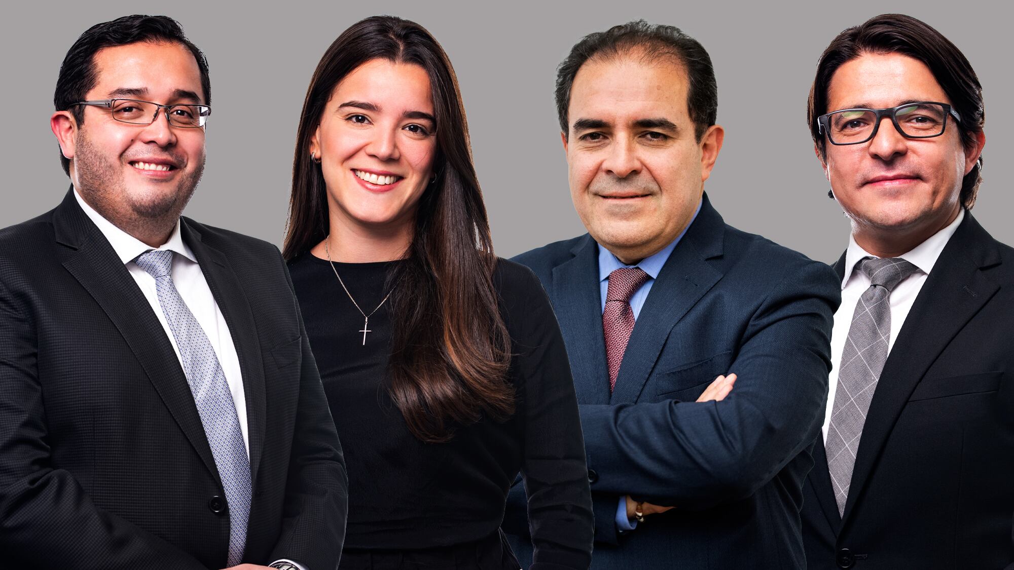 Ivan Paez, María Alejandra Gómez, Luis Fernando Macias, Alexander Acosta