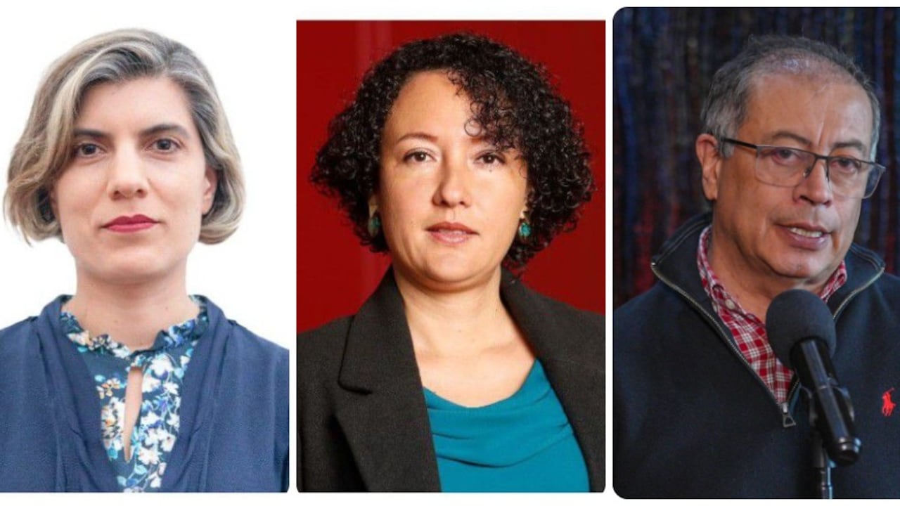 Sara Tufano, Isabel Cristina Zuleta y Gustavo Petro.