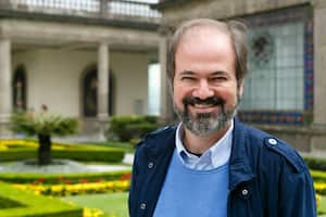 Juan Villoro, reconocido autor mexicano por sus obras sobre fútbol.