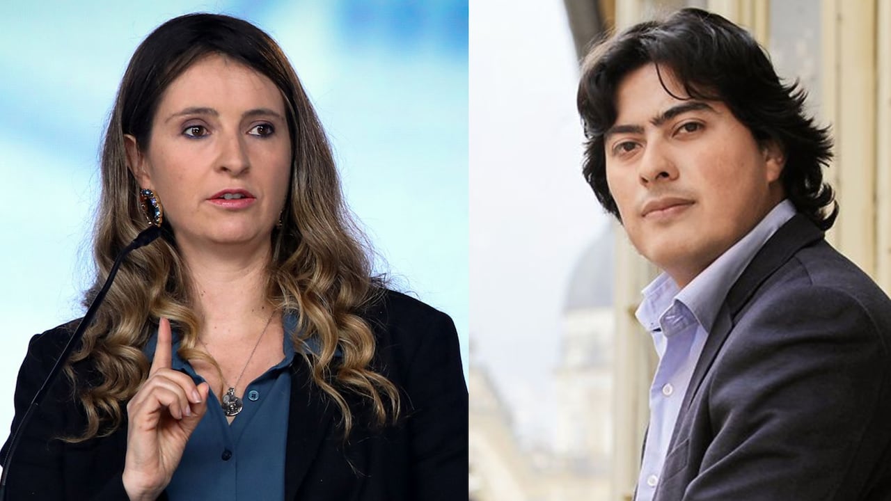 Paloma Valencia y Nicolás Petro.