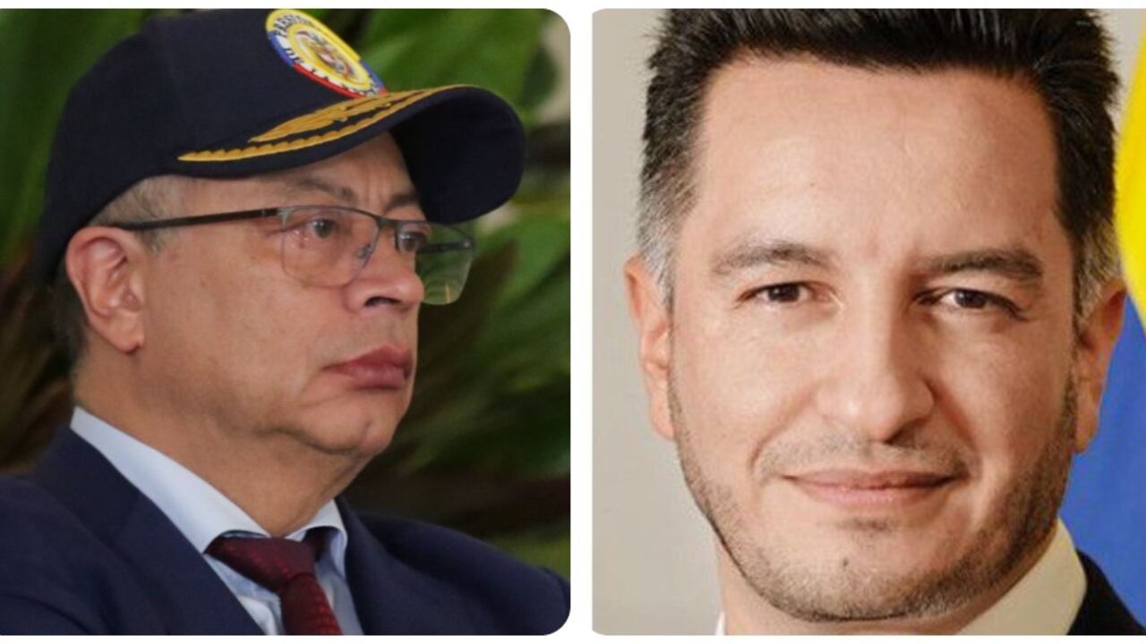 Gustavo Petro y Andrés Idarraga.