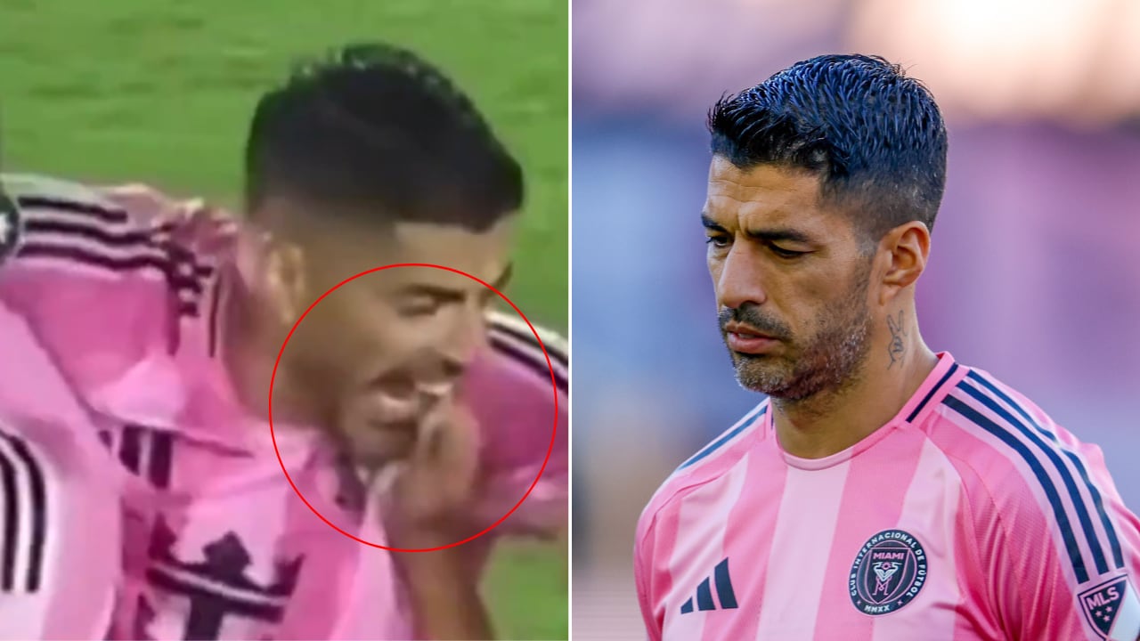 Luis Suárez intentó morder a un rival y no se dio que era un compañero de Inter Miami