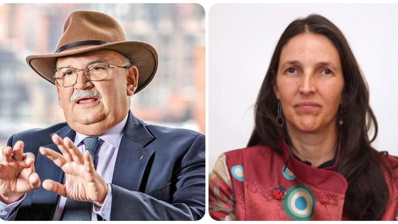 Mayor (r) Carlos Ospina y María Claudia Valencia Gaitán, nieta de Jorge Eliécer Gaitán, nueva directora del Centro Nacional de Memoria Histórica.