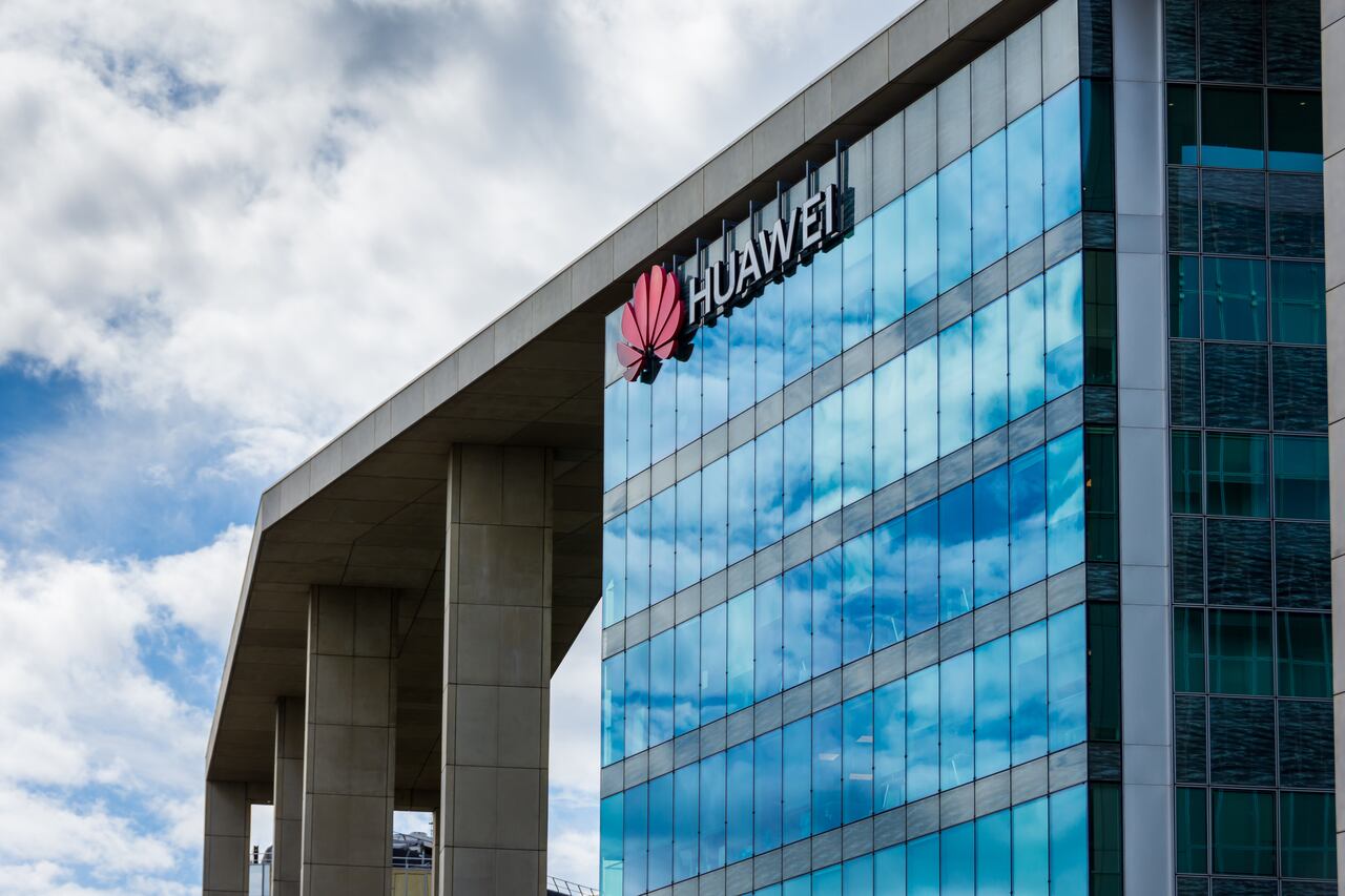 BOULOGNE-BILLANCOURT, FRANCE - AUGUST 25, 2020: Exterior view of the french head office building of Huawei Technologies, chinese multinational company which designs, develops, and sells telecommunications equipment and smartphones