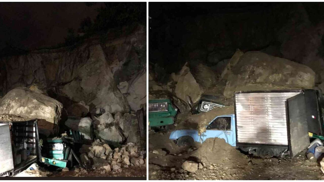 El asombroso derrumbe que por fortuna no dejó víctimas en Bogotá.