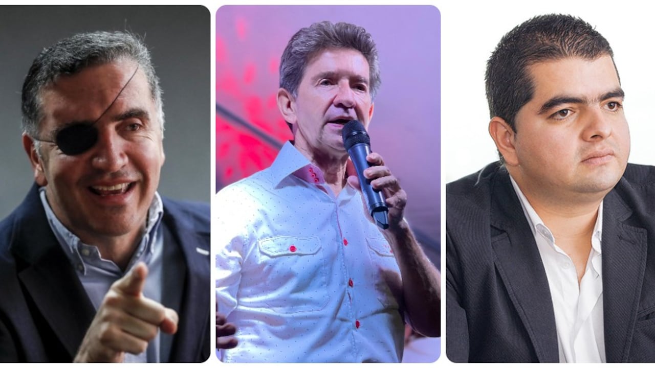 Mauricio Tobón, Luis Pérez y Julián Bedoya son candidatos a la Gobernación de Antioquia.