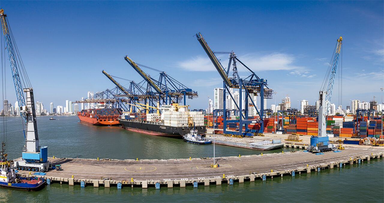El puerto de Cartagena ha sido elegido en diez oportunidades como el mejor del Caribe.