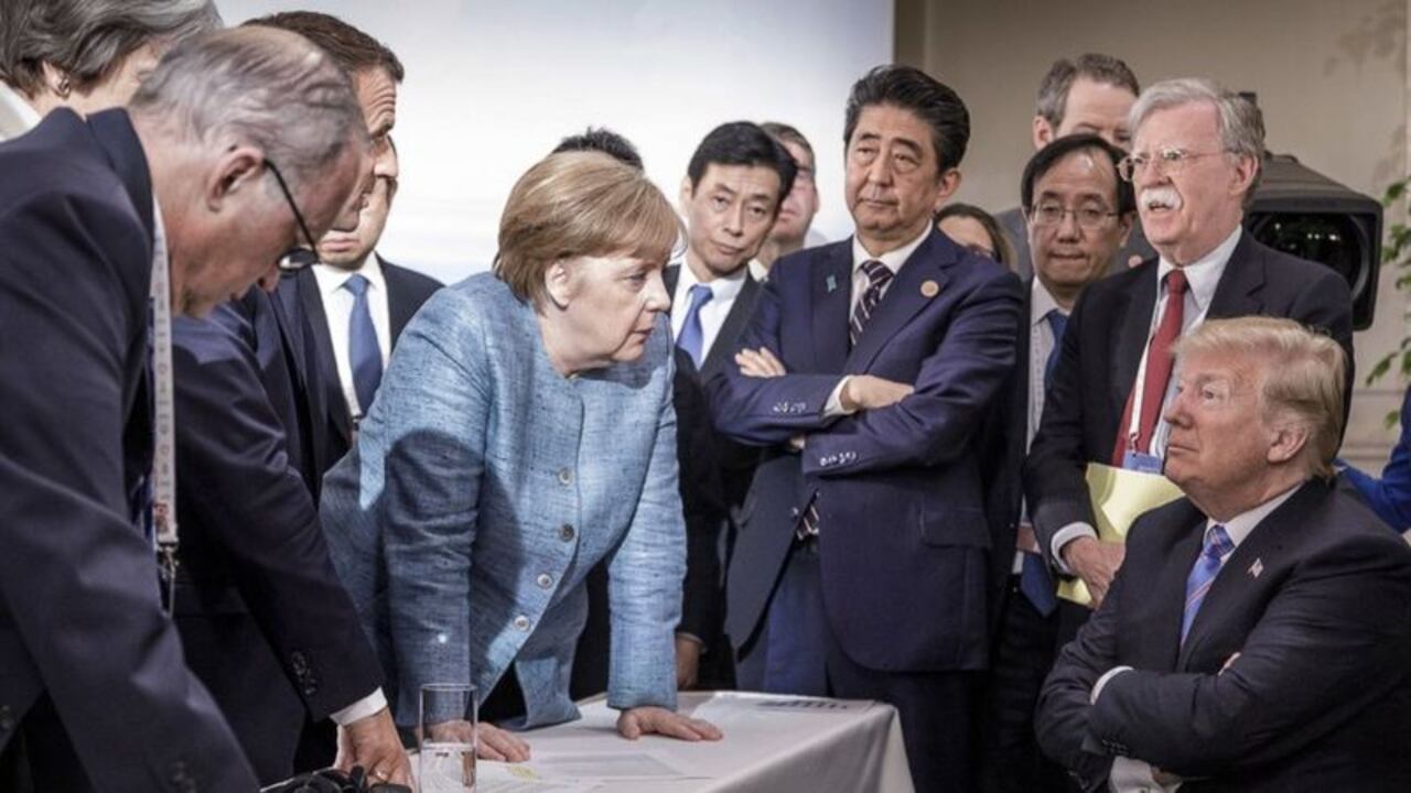 La cumbre del G7 en Canadá fue un encuentro tenso.
