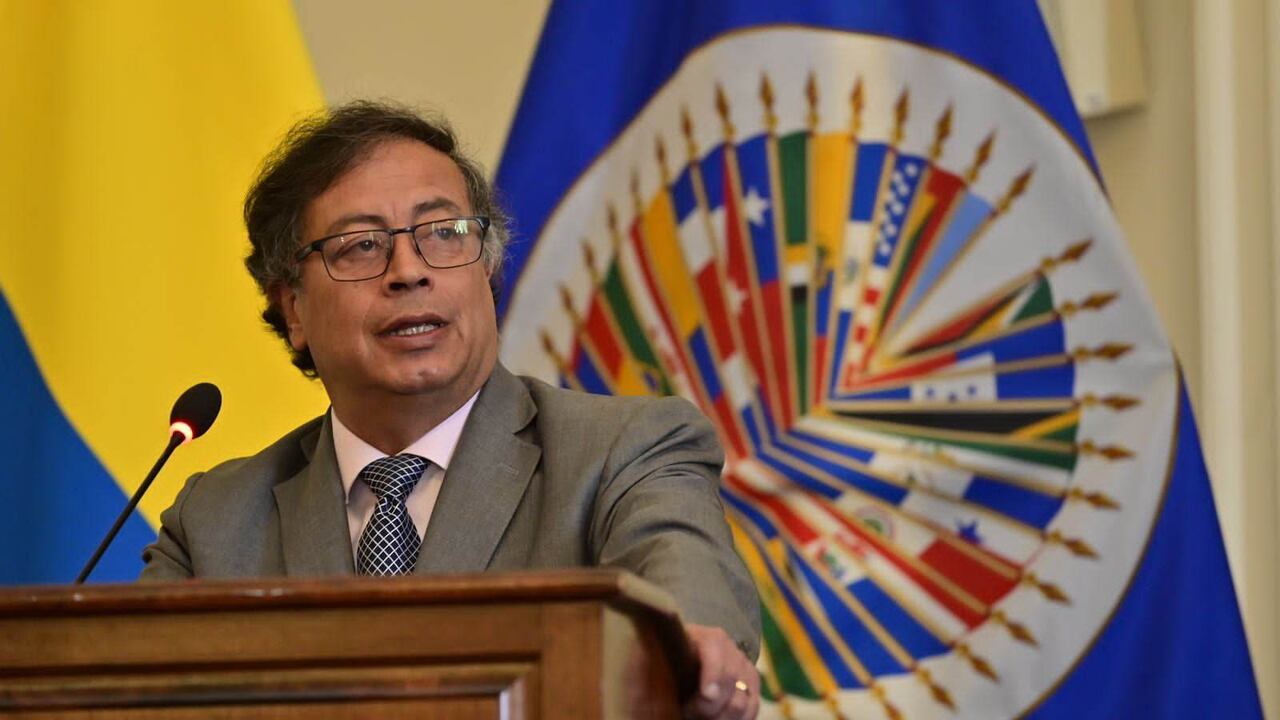 El presidente de la República, Gustavo Petro, realizó un discurso ante el consejo en pleno de la Organización de Estados Americanos.
