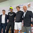 Rafael Nadal en Colombia.