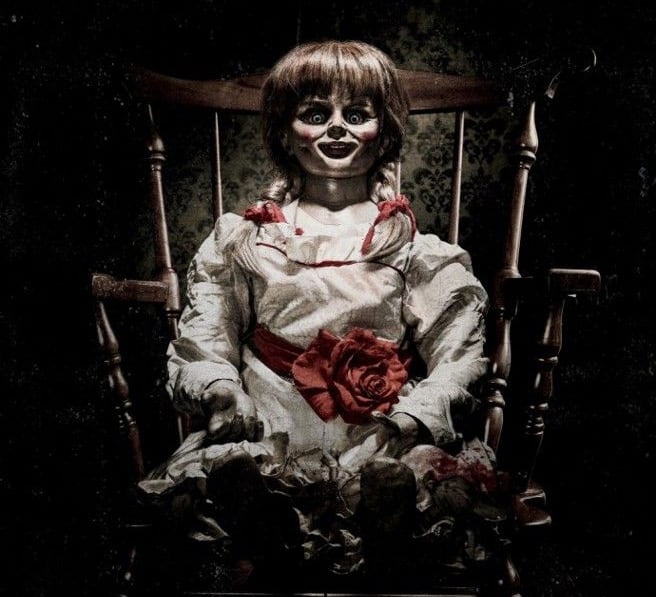 Annabelle, la muñeca de la película con el mismo nombre y de El Conjuro.