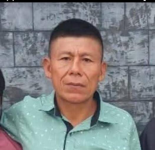 Eutimio Valencia Duave, gobernador indígena del Chocó asesinado.