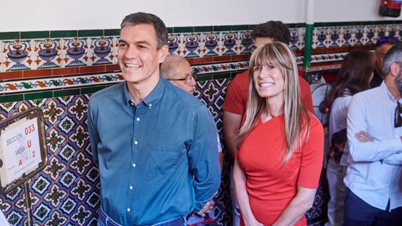 Pedro Sánchez y Begoña Gómez.