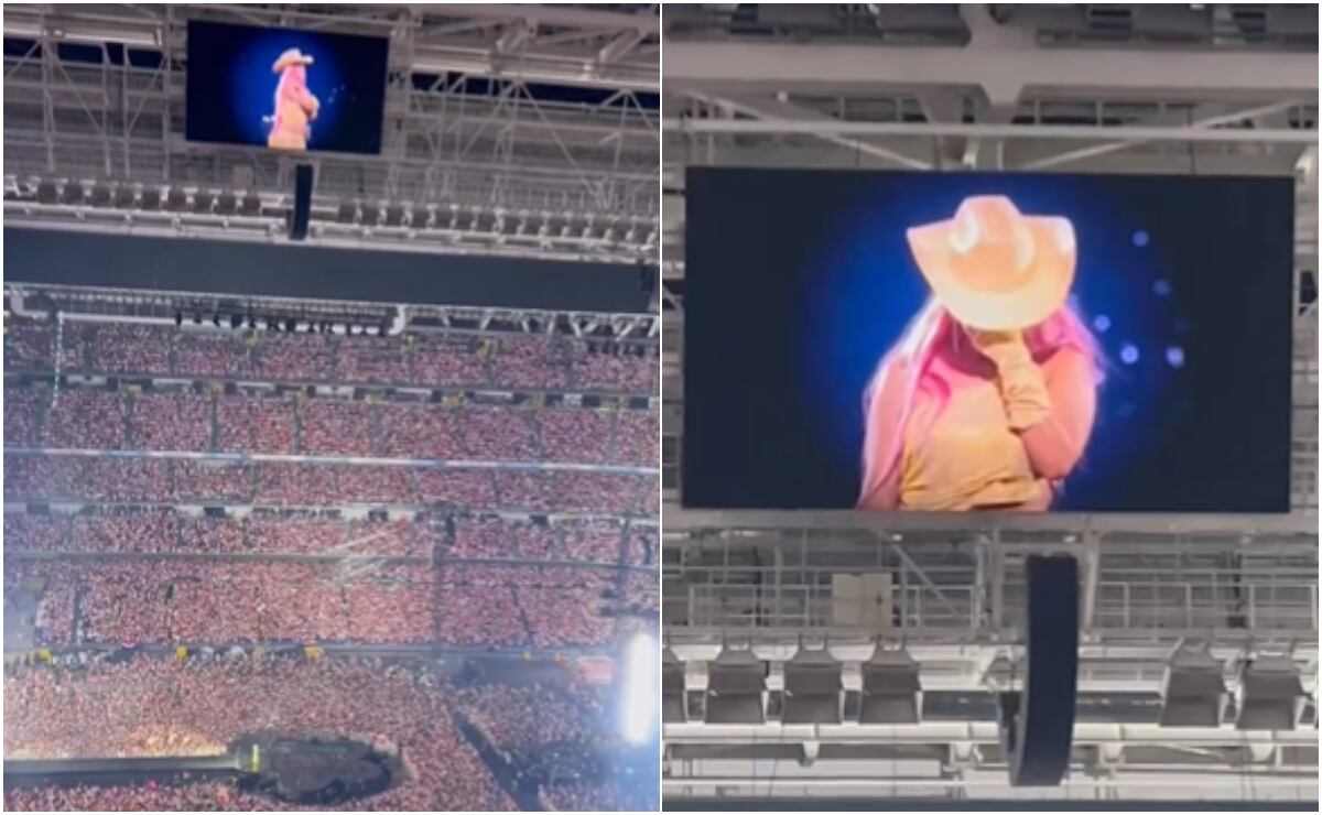 Karol G recibió tres minutos de aplausos y no aguantó las lágrimas en pleno concierto.