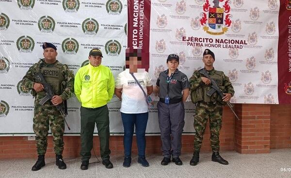 Cayó alias Marleny, encargada de suministrar víveres y material de intendencia al grupo residual Subestructura 39