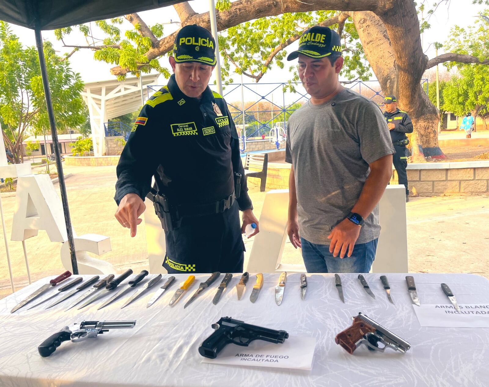 Coronel Alex Durán, comandante de la Policía de Valledupar.