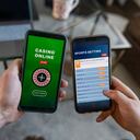 Aplicaciones de gambling en teléfonos inteligentes.