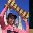 Egan Bernal y Tadej Pogačar, últimos campeones del Giro de Italia y el Tour de Francia respectivamente. El colombiano y el esloveno se coronaron como los mejores en las dos primeras grandes del ciclismo en 2021.