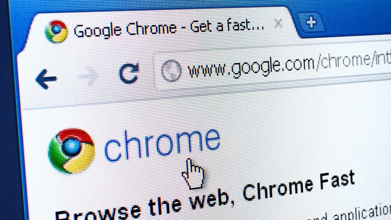 Imagen de referencia de página web en Google Chrome.
