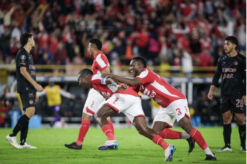 Hugo Rodallega anotó el segundo gol de Santa Fe en su duelo ante Platense.
