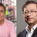 César Augusto Londoño y el presidente Gustavo Petro.