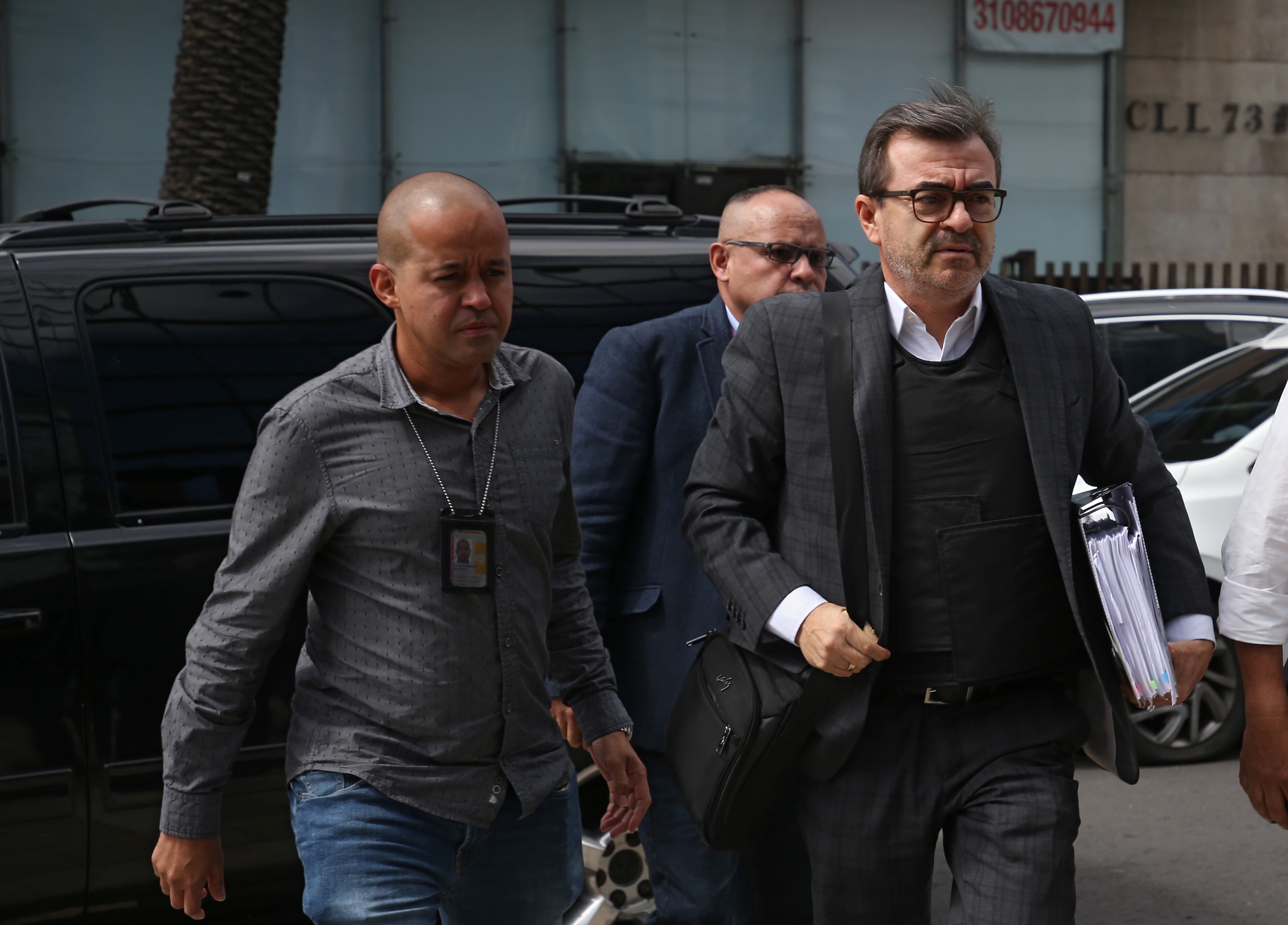 Olmedo López  exdirector de la  UNGRD  ingresa a la Sala de Instrucción de la Corte Suprema de Justicia para que entregue detalles  sobre el caso del congresista Wadith Manzur
Bogota junio 25 del 2024
Foto Guillermo Torres Reina / Semana