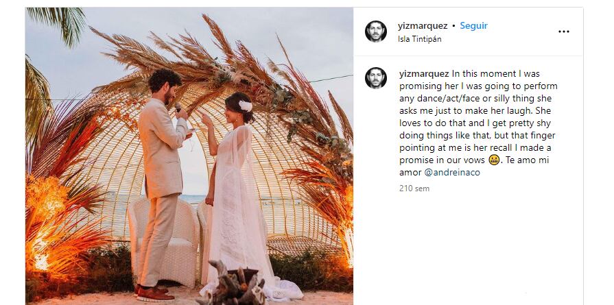 Foto: Instagram @yizmarquez