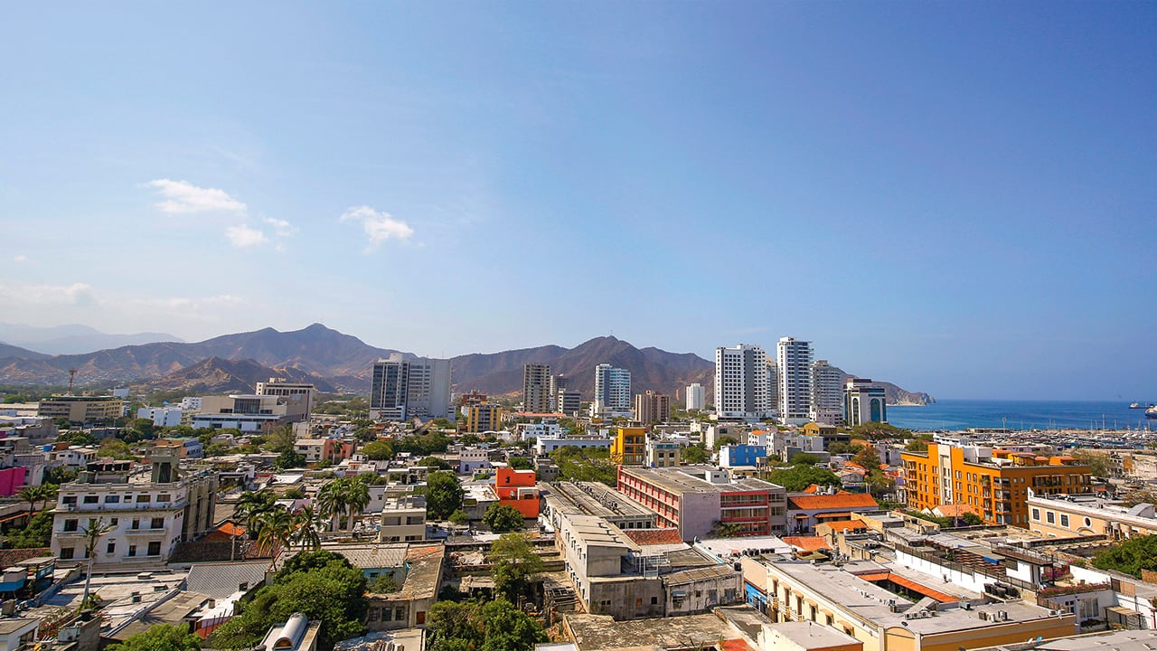 Panorámica de Santa Marta.