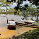 Río Nechí, jurisdicción del municipio de El Bagre, Antioquia.