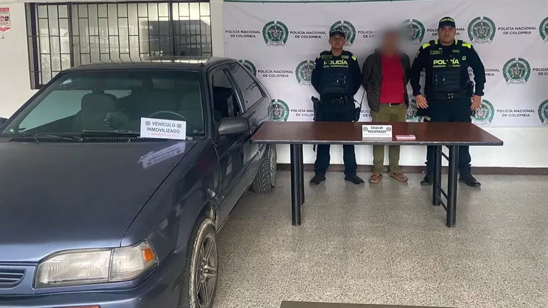 El presunto ladrón fue interceptado por la comunidad y posteriormente capturado por la Policía Nacional.