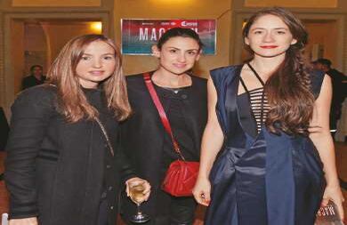 elena de Brigard, Camila Castro y Laura Villegas.