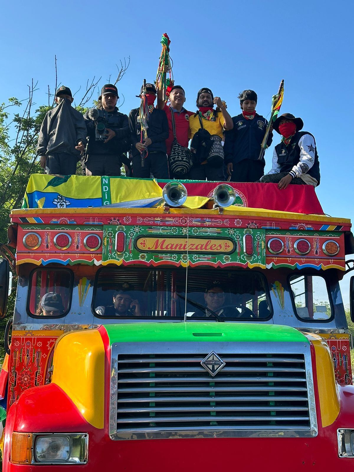 La minga indígena llegó a Cali.