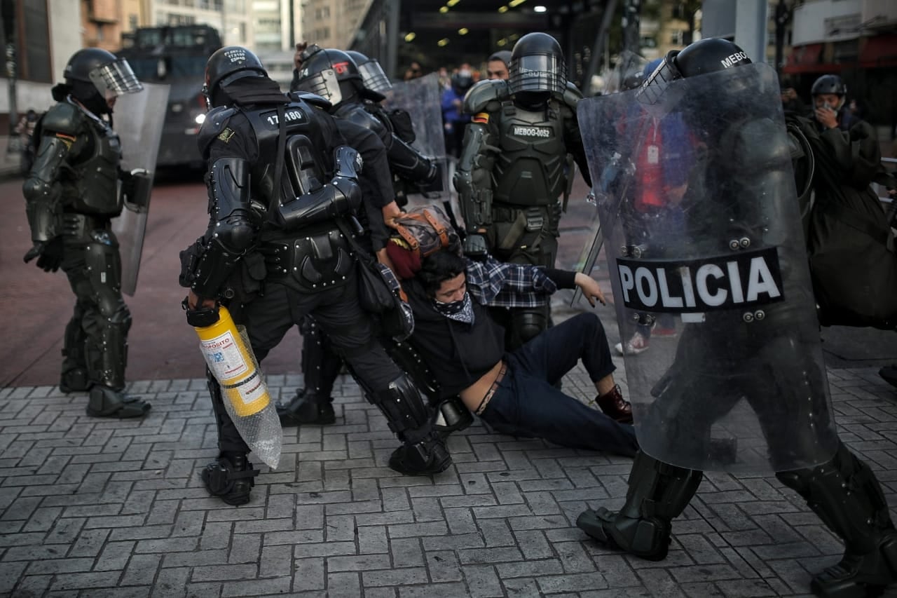 Paro 21 de septiembre plaza de bolivar