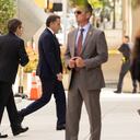 Hunter Biden (2nd L), son of US President Joe Biden, arrives at the J. Caleb Boggs Federal Building in Wilmington, Delaware, on July 26, 2023, to attend a change of plea hearing. Hunter Biden faces two misdemeanor charges for failure to pay taxes. The hearing is also expected to address an agreement between federal prosecutors and Biden to avoid prosecution for a felony charge of illegally possessing a firearm. (Photo by RYAN COLLERD / AFP) / ALTERNATIVE CROP