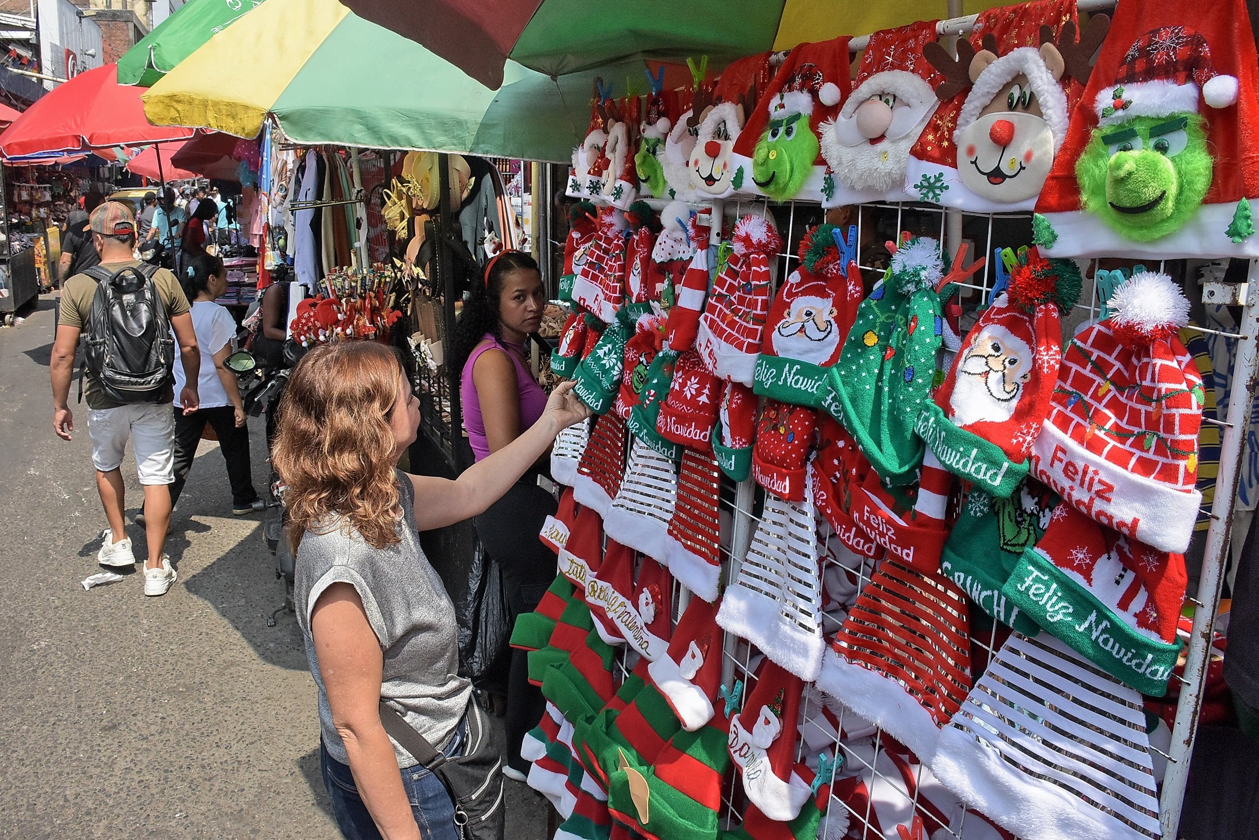 Activación del comercio en el centro de Cali en diciembre.