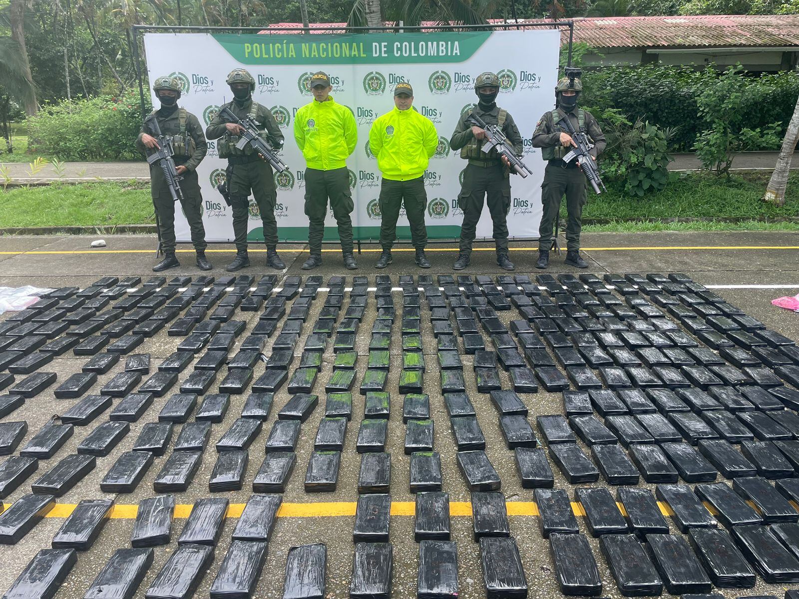 Media tonelada de cocaína.