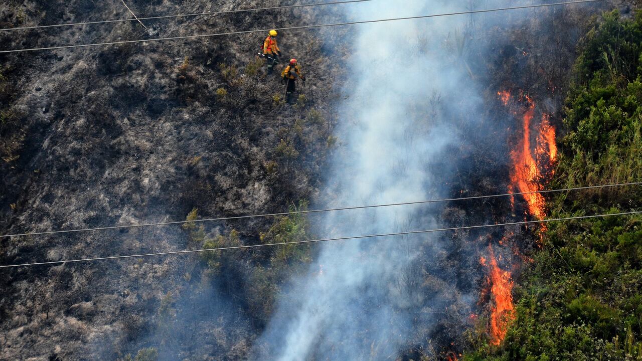 Organismos de socorro y el Ejército trabajan para controlar las llamas.