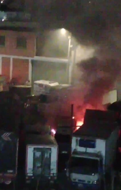 La explosión se presentó en un parqueadero del barrio La Chucua, en Kennedy.