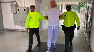 Capo italiano capturado en Antioquia.