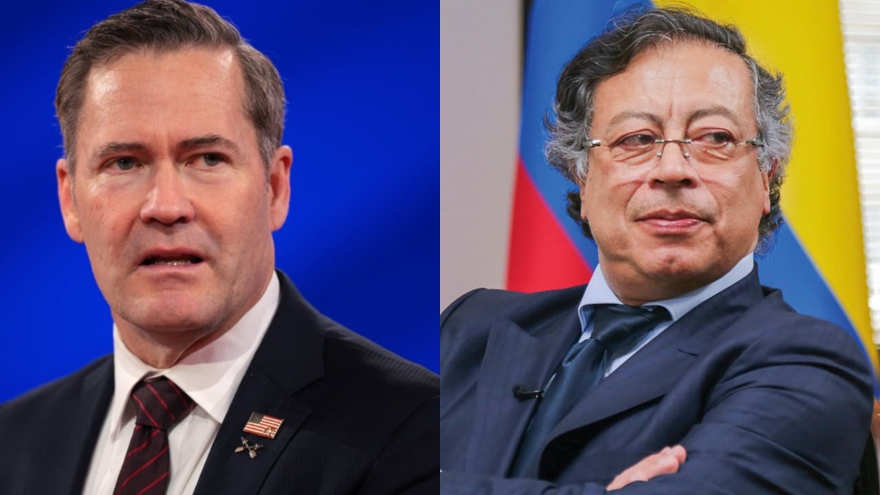 Mike Waltz y Gustavo Petro