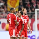 Jugadores del Bayern Múnich contra el Arsenal