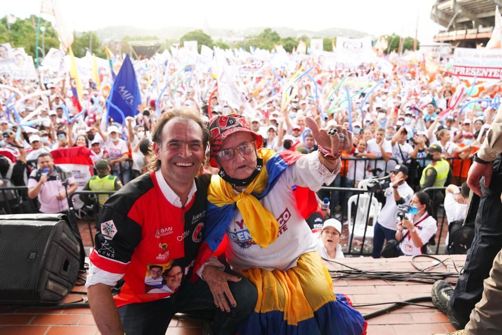 Federico Gutiérrez compartió con sus seguidores en Cúcuta