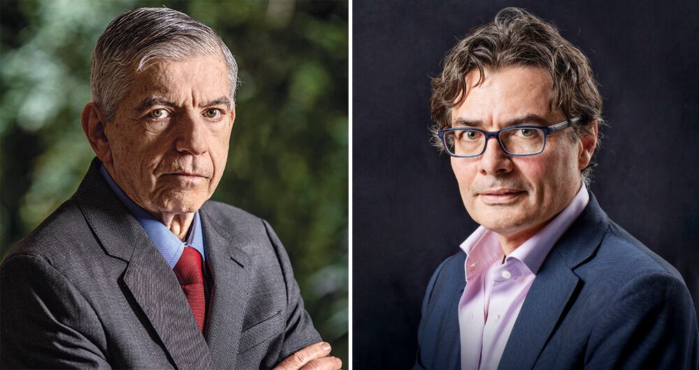 César Gaviria y Alejandro Gaviria.